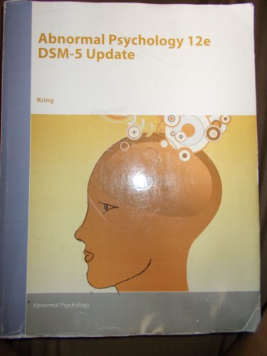 Imagen de archivo de Abnormal Psychology 12e DSM-5 Update a la venta por ThriftBooks-Atlanta