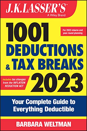 Beispielbild fr J.K. Lasser's 1001 Deductions and Tax Breaks 2023: Your Complete Guide to Everything Deductible zum Verkauf von ThriftBooks-Dallas