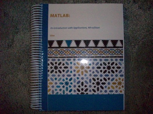 9781119939337: Matlab: An Introduction with Applications, 4th Edition