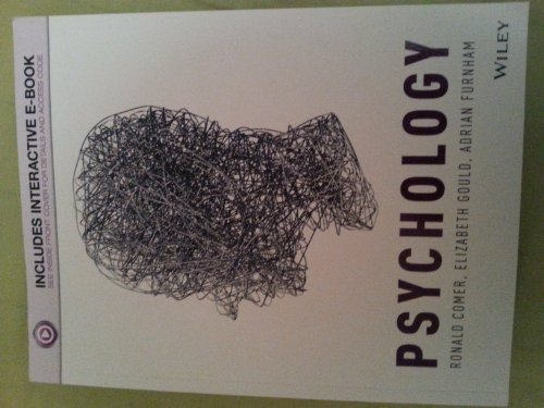 Imagen de archivo de Psychology a la venta por Greener Books