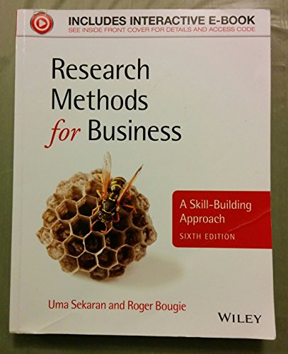 Imagen de archivo de Research Methods for Business : A Skill-Building Approach a la venta por Better World Books