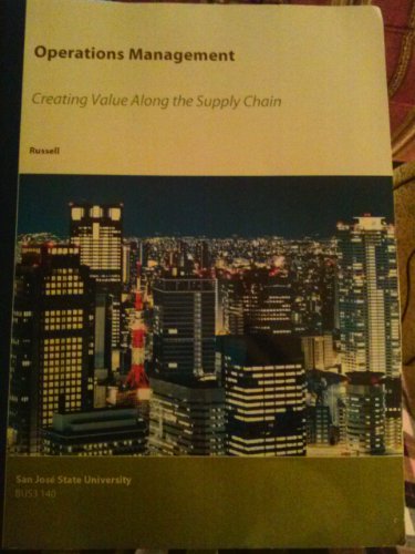 9781119948049: Operations Management: Creating Value Along the Supply Chain (San Jose State University BUS 130)