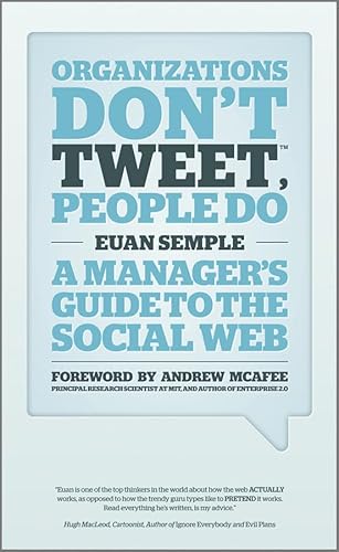 Imagen de archivo de Corporations Don't Tweet, People Do a la venta por Blackwell's