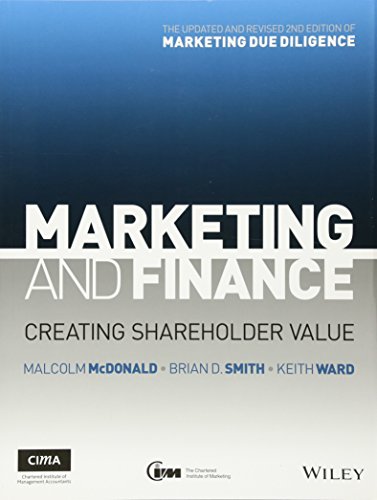 Stock image for Marketing and Finance: Creating Shareholder Value for sale by AwesomeBooks