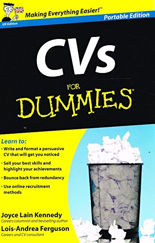 Beispielbild fr Cvs for Dummies UK Edition zum Verkauf von WorldofBooks