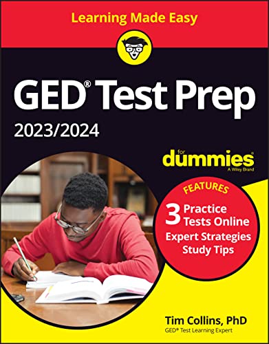 Imagen de archivo de GED Test Prep 2023 / 2024 for Dummies with Online Practice (GED Test for Dummies) a la venta por Dream Books Co.
