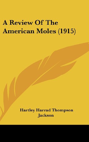 9781120209115: A Review of the American Moles