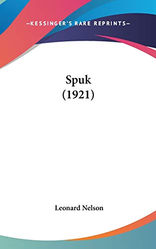 9781120799852: Spuk (1921)