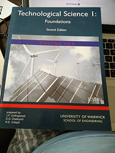 Imagen de archivo de Technological Science 1: Foundations.Vol 1. a la venta por Cambridge Rare Books