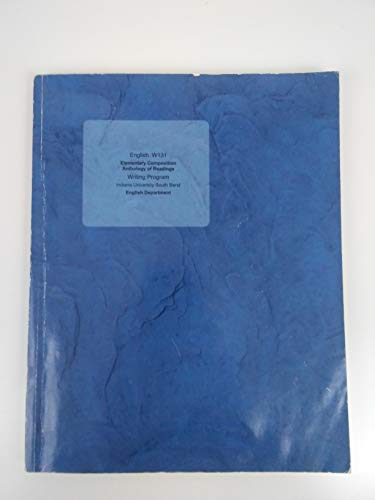 Imagen de archivo de Elementary Composition Anthology of Readings (English W131) a la venta por HPB-Red