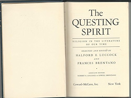 Beispielbild fr QUESTING SPIRIT Religion in the Literature of Our Time zum Verkauf von HPB Inc.