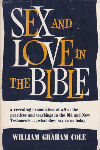 Beispielbild fr Sex and Love in the Bible zum Verkauf von Better World Books