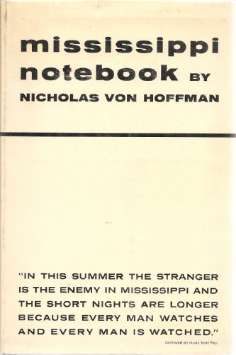 Mississippi Notebook (9781122068598) by Nicholas Von Hoffman