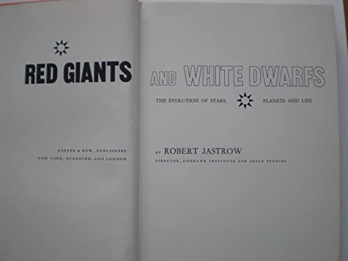 9781122085557: Red Giants and White Dwarfs; the Evolution of Stars, Planets, and Life