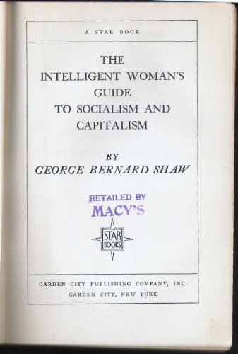 9781122130295: The intelligent woman's guide to socialism and capitalism.