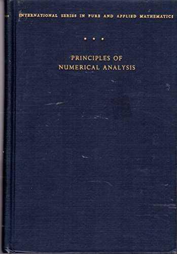 9781124006529: Principles of numerical analysis (International series in pure and applied mathematics)