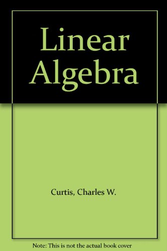 Imagen de archivo de Linear algebra, an introductory approach a la venta por Better World Books