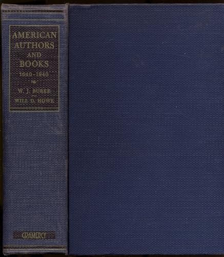 Stock image for American Authors and Books, 1640-1940 for sale by Visible Voice Books