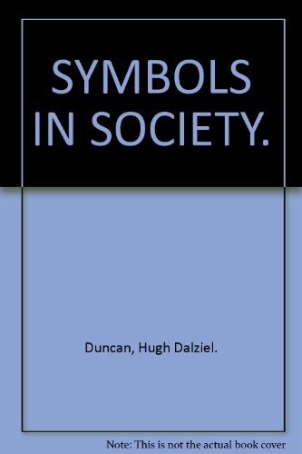 9781125161074: SYMBOLS IN SOCIETY.