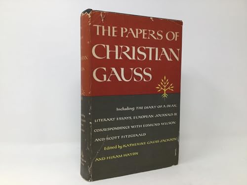 Beispielbild fr The Papers of Christian Gauss zum Verkauf von Wonder Book