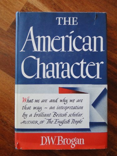 Imagen de archivo de The American Character a la venta por Wonder Book