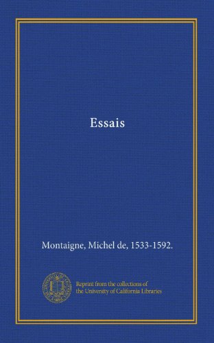 9781125338513: Essais (French Edition)