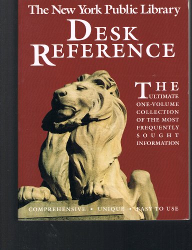 9781125651971: The New York Public Library Desk Reference