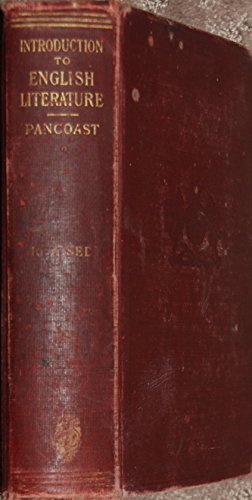 Imagen de archivo de Introduction To English Literature [Hardcover] Pancoast, Henry S a la venta por Hook's Book Nook