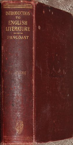 Stock image for Introduction To English Literature [Hardcover] Pancoast, Henry S for sale by Hook's Book Nook