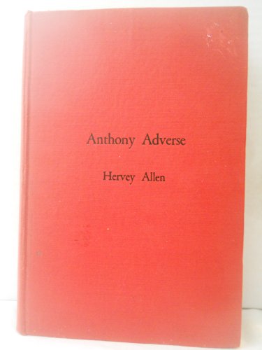 Anthony Adverse (9781125722459) by Hervey Allen