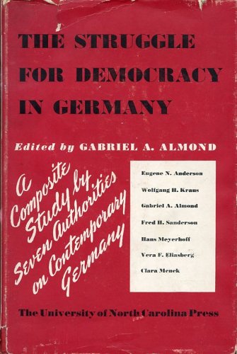 The struggle for democracy in Germany (9781125817841) by Almond, Gabriel Abraham