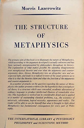 9781125827420: The Structure of Metaphysics