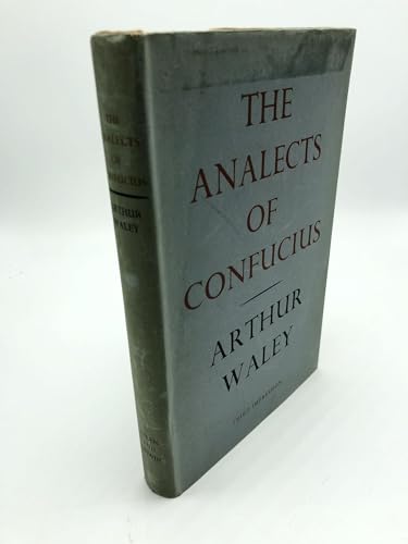 The Analects of Confucius (9781127443192) by Arthur Waley