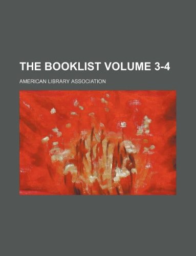 9781130119060: The Booklist Volume 3-4