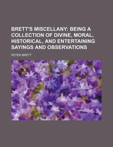Brett's miscellany (9781130123241) by Peter Brett