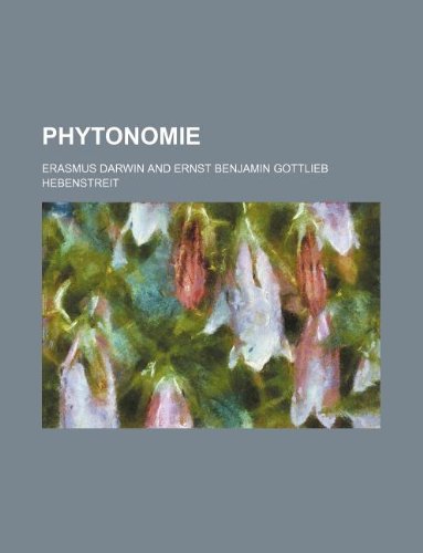 Phytonomie (9781130191981) by Erasmus Darwin