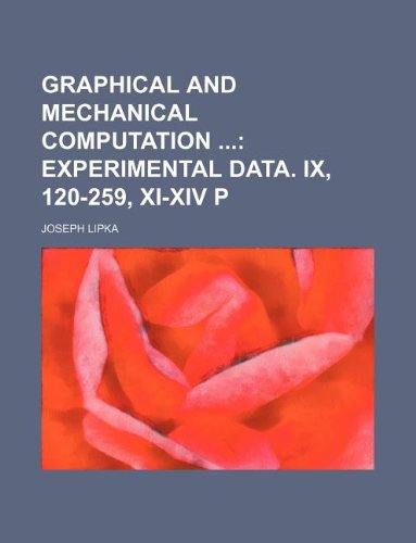 9781130363357: Graphical and Mechanical Computation