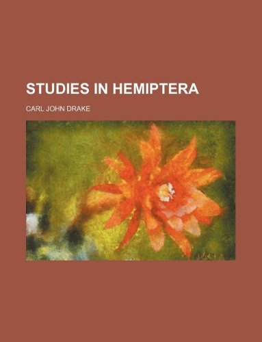9781130579888: Studies in Hemiptera