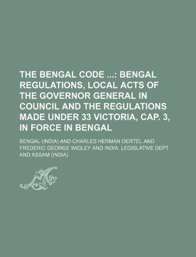 The Bengal Code (9781130661958) by Bengal