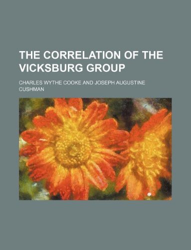 9781130718188: The correlation of the Vicksburg group