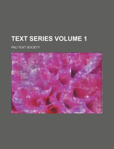 9781130766929: Text series Volume 1