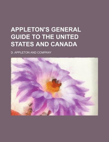 9781130811728: Appleton's general guide to the United States and Canada