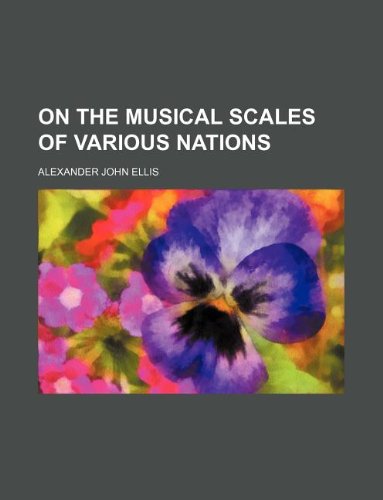 9781130928907: On the musical scales of various nations