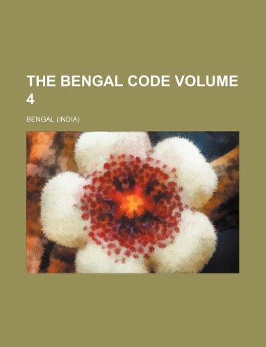 The Bengal Code Volume 4 (9781130943276) by Bengal
