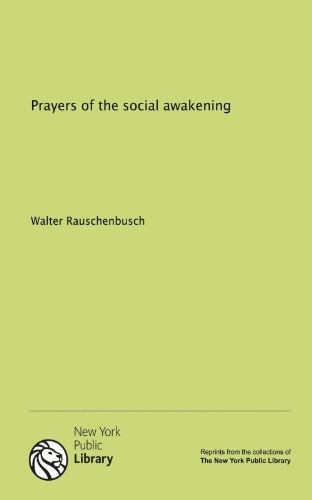 Beispielbild fr Prayers of the social awakening zum Verkauf von Half Price Books Inc.