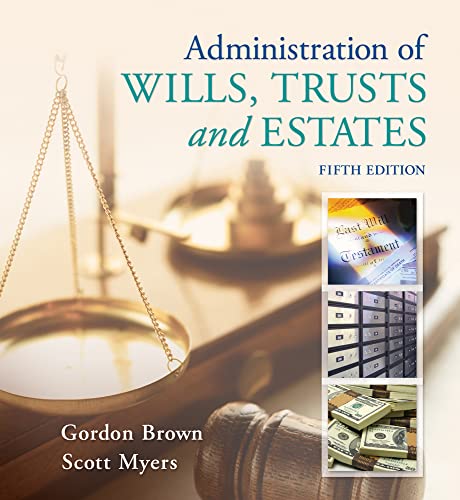 9781133016779: Administration of Wills, Trusts, and Estates (Mindtap Course List)
