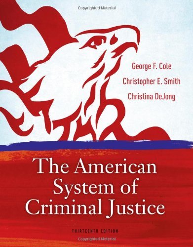 Beispielbild fr The American System of Criminal Justice zum Verkauf von Campus Bookstore