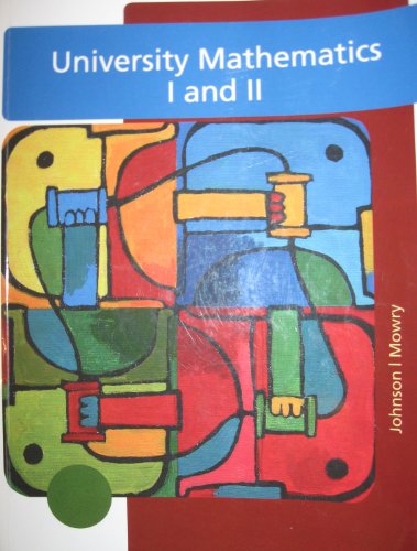 Stock image for UNIVERSITY MATHEMATICS 1+2 >CU for sale by Bookmans