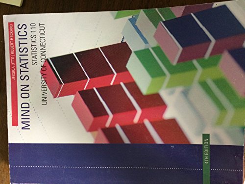 Stock image for Mind on Statistics - Statistics 110 - University of Connecticut Edition for sale by Irish Booksellers