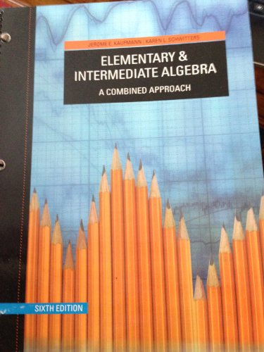9781133068518: Elementary and Intermediate Algebra